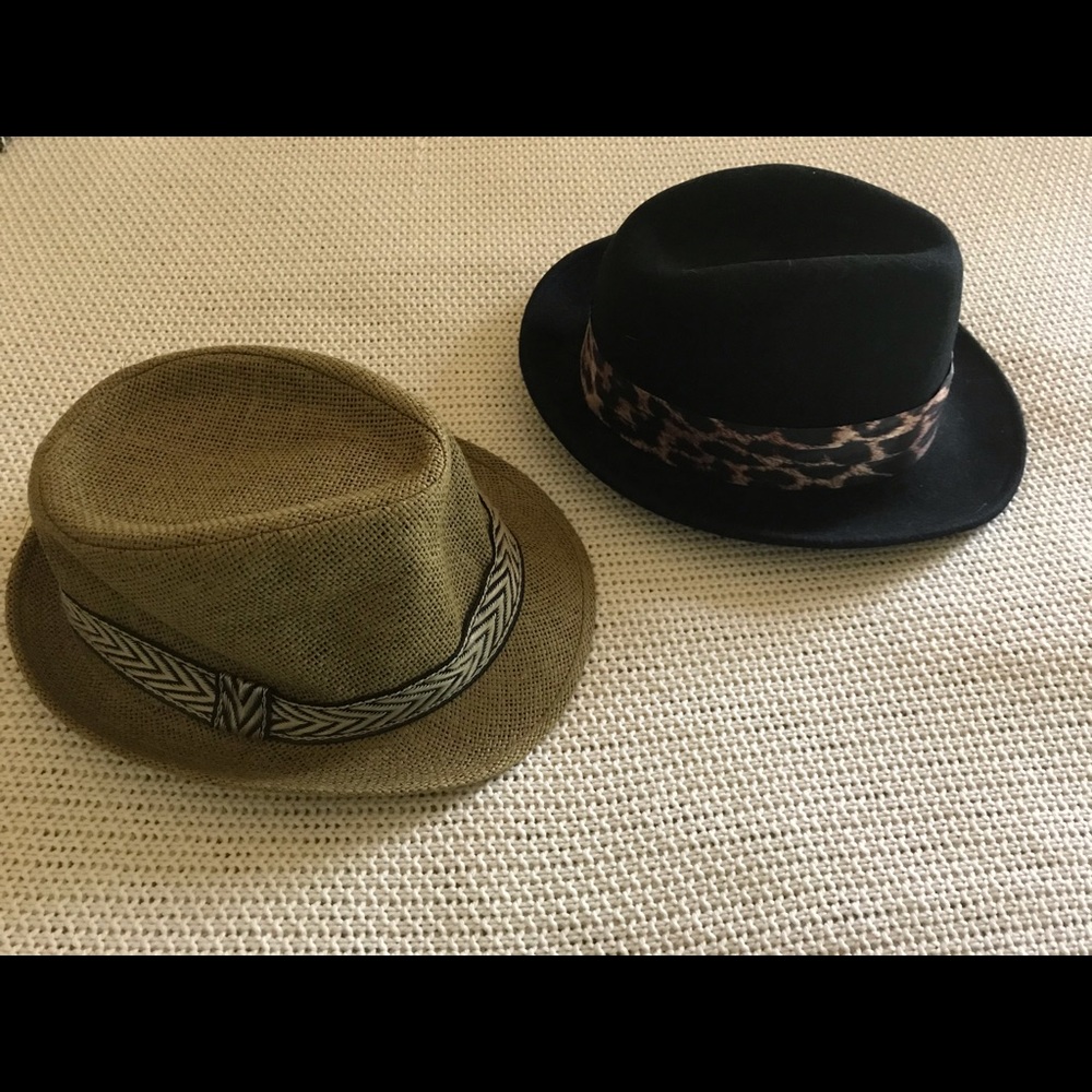 SOLD Two Fedoras, hats